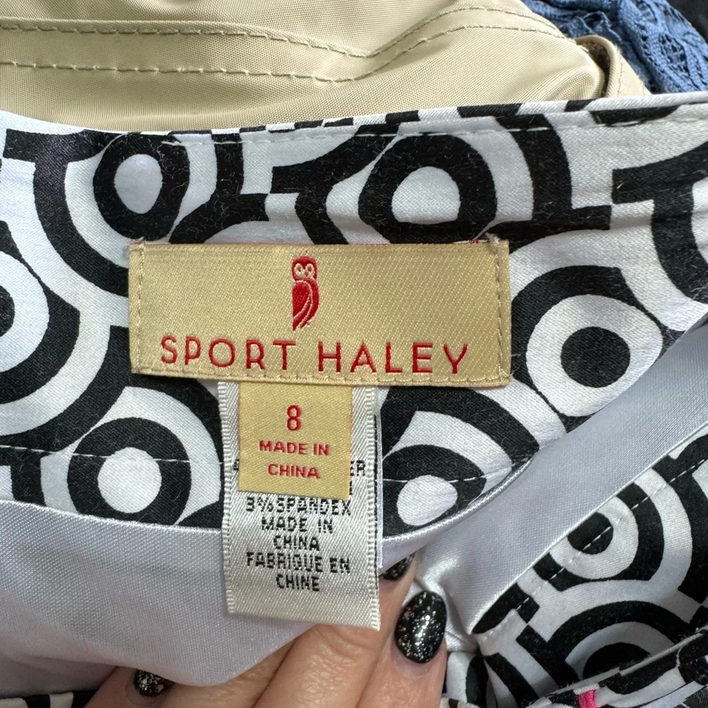 Sport Haley Black and White‎ Skort, Size 8
